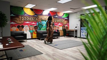 Oficinas de la organización de ayuda alimentaria Feeding Our Future, el 27 de enero de 2022, en St. Anthony, Minnesota.&nbsp;