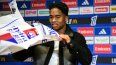 El delantero brasileño Endrick, ahora ficha del Lyon, durante su presentación oficial como jugador del club, el 5 de enero de 2026.