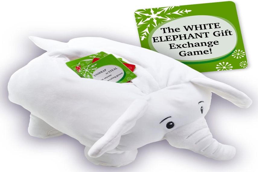 El juego del Elefante Blanco en EEUU es como un amigo invisible o Secreto en Navidad, pero con unas reglas muy peculiares en donde los participantes se pueden robar el regalo del otro
