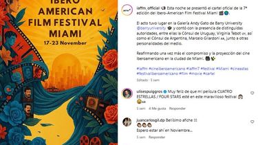 Flyer oficial de la edición 2025 del Ibero Ibero-American Film Festival.