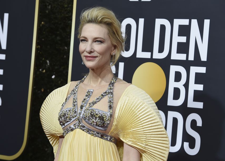 Cate Blanchett llega a la ceremonia de los Globos de Oro, el domingo cinco de enero del 2020 en Beverly Hills, California.&nbsp;