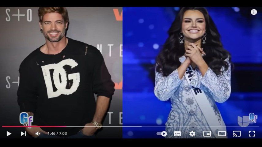 William Levy y Miss Chile 2024, Emilia Dides.