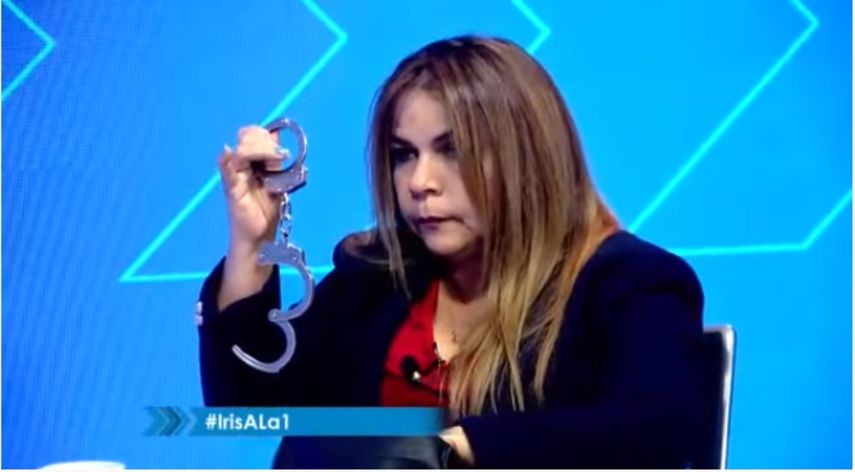 CAPTURA DE VIDEO. La vocera chavista, Iris Varela, durante el programa Vladimir a la 1 en el canal Globovisión. &nbsp;