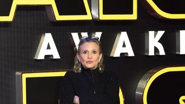 La actriz Carrie Fisher.