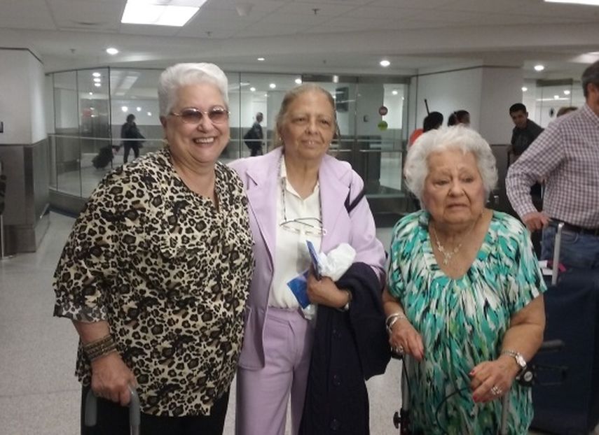 Martha Beatriz Roque llegó este jueves a Miami con un permiso para salir del país concedido por una sola vez (CORTESÍA)