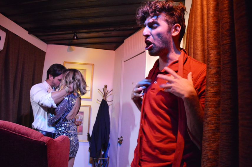 En el fondo José Carlos Gutiérrez y Lauchi Olivier, a la derecha Andrés Simonian.