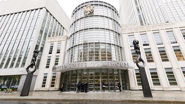Tribunal federal en el distrito de Brooklyn, donde juzga por narcotráfico, posesión de armas y blanqueo de dinero al capo mexicano El Chapo
