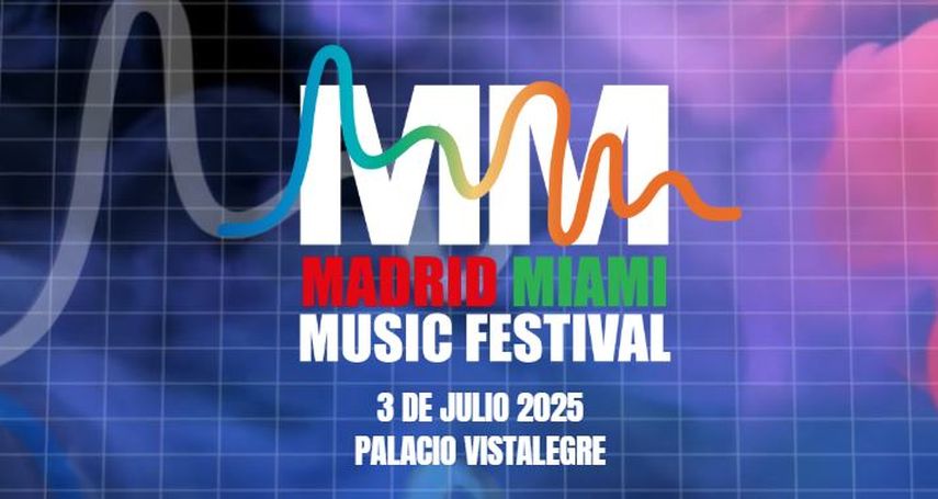 Flyer del Madrid Miami Music Fest 2025.