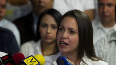 La exdiputada Maria Corina Machado describió como valientes a los presos políticos liberados por el régimen de Maduro&nbsp;
