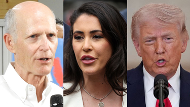 El senador Rick Scott, la congresista Anna Paulina Luna y el presidente Donald Trump. El senador Rick Scott, la congresista Anna Paulina Luna y el presidente Donald Trump.