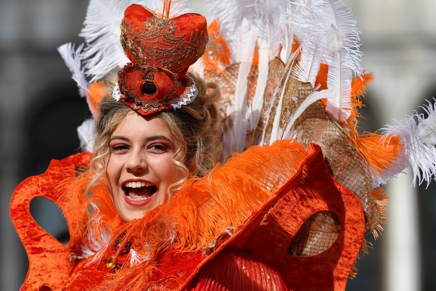 Linda Pani fue escogida este a&ntilde;o como &aacute;ngel del Carnaval de Venecia.&nbsp;