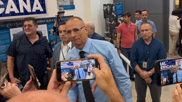 Recibimiento a José Daniel Ferrer a Miami. 