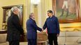 Cita de Nicolás Maduro con el secretario general de la Organización del Tratado de Cooperación Amazónica (OTCA), Martin Von Hildebrand, en julio de 2025. 
