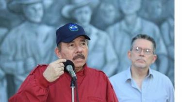 El dictador Daniel Ortega, Managua, Nicaragua.