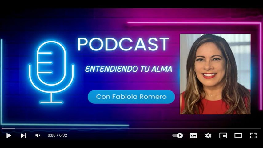 Fabiola Romero presenta el podcast Entendiendo tu alma”.