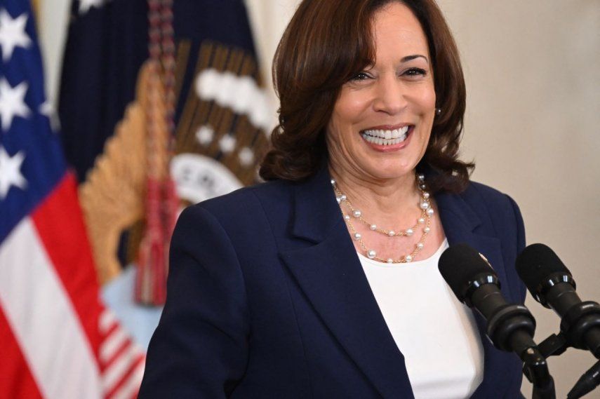 La vicepresidenta Kamala Harris.