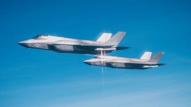 Aviones F-35B Lightning II del Cuerpo de Marines de EEUU. Las fuerzas militares estadounidenses están desplegadas en el Caribe en apoyo de la misión del Comando Sur (SOUTHCOM).