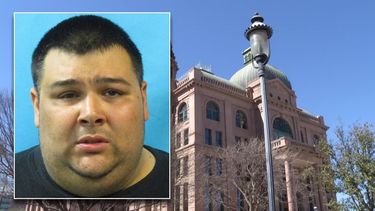 Imagen tomada de la cuenta de Twitter del canal de noticias NBC DFW que muestra a Anthony M. Sanders, de 33 años, quien había sido acusado de ahogar a su hija de dos años.