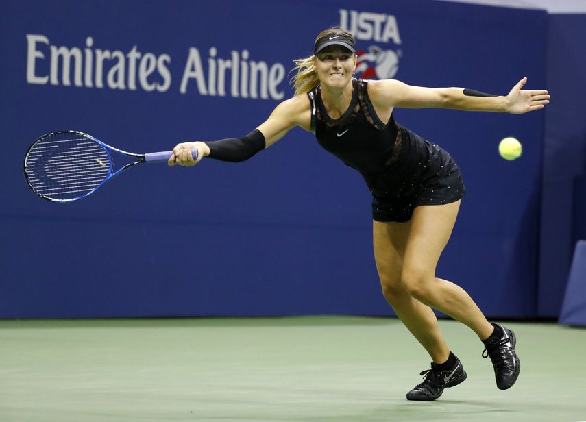 Sharapova duró&nbsp;una hora y 42 minutos para clasificar a los octavos de final del último Grand Slam del año.&nbsp;