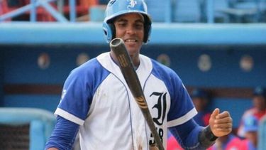 El pelotero cubano Lisbán Correa.&nbsp;