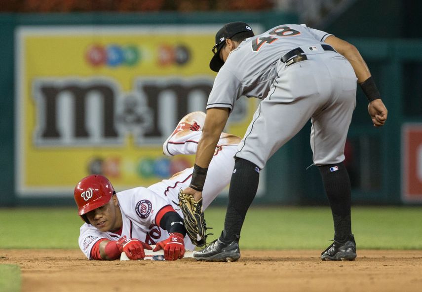 El novato dominicano remolcó cinco de las nueve carreras que fabricaron os Nats.