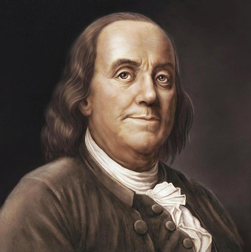 Benjamin Franklin, este bostoniano adoptado por Filadelfia, encarnó lo más esencial del espíritu emprendedor que dio forma a Estados Unidos. (CORTESÍA)