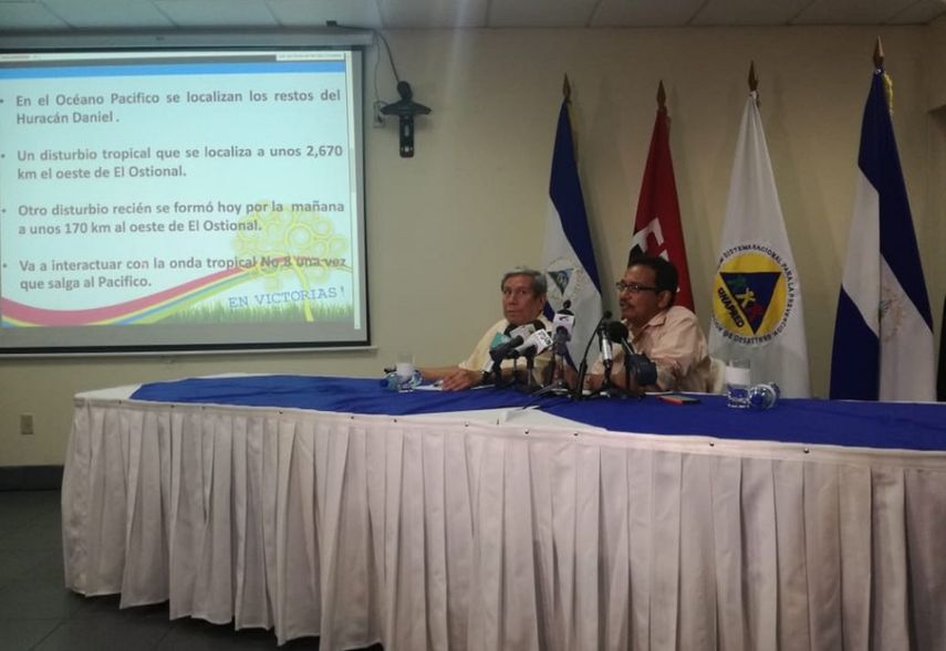 Las precipitaciones en Nicaragua son causadas por dos disturbios atmosféricos en el océano Pacífico.