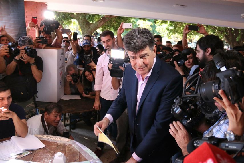 El candidato a la Presidencia de&nbsp;Paraguay&nbsp;por la alianza opositora Ganar, Efraín Alegre.&nbsp;