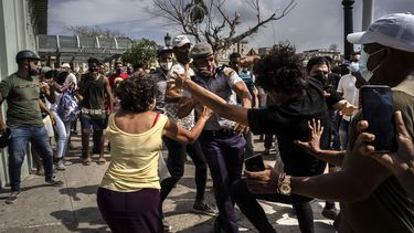 Protestas en Cuba a partir del 11 de julio de 2021.&nbsp;
