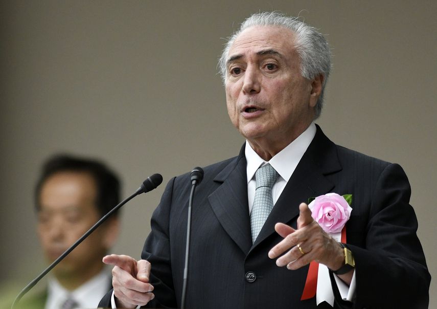 El&nbsp;presidente brasileño, Michel Temer&nbsp;