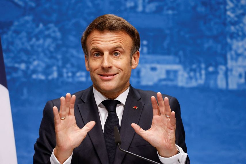 El presidente de Francia, Emmanuel Macron