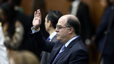 Julio Borges,&nbsp;representante del presidente encargado, Juan Guaidó ante el Grupo de Lima, durante la 49 Asamblea General de la OEA, en Medellín, Colombia.&nbsp;