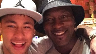 Jordan y Neymar juntos en Las Vegas (Instagram)