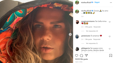 La vedette Niurka Marcos.&nbsp;