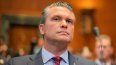 El Secretario de Guerra, Pete Hegseth, se prepara para testificar ante el Comité de Asignaciones del Senado sobre la solicitud de presupuesto del año fiscal 2027 en el Edificio de Oficinas del Senado Dirksen en el Capitolio el 12 de mayo de 2026 en Washington, DC.&nbsp;