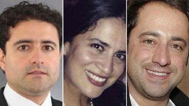 De izquierda a derecha, los hermanos Francisco, Catalina y Rafael Uribe Noguera. Rafael está acusado de violar y asesinar a la niña de 7 años Yuliana Samboní.