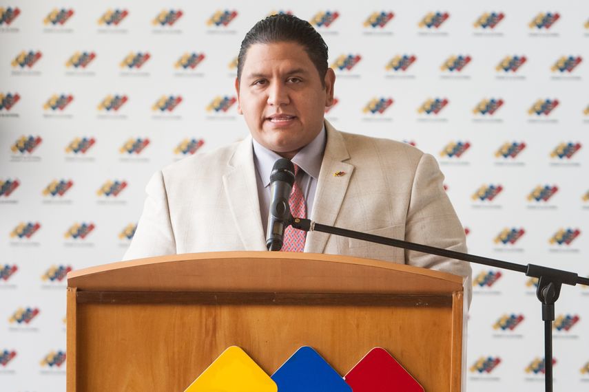 Luis Emilio Rondón,&nbsp;rector del Consejo Nacional Electoral (CNE) venezolano.