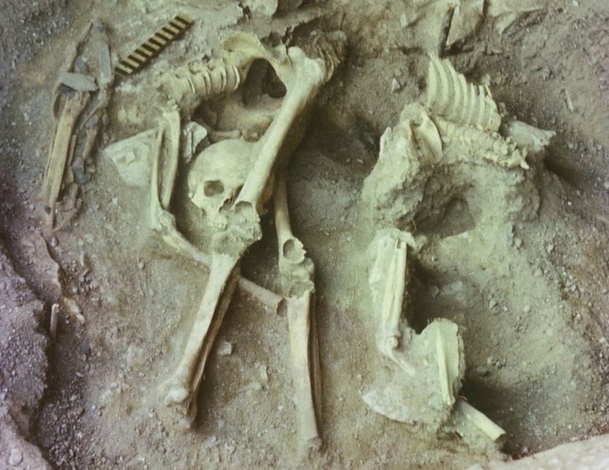 Imagen de uno de los cadáveres analizados.&nbsp;