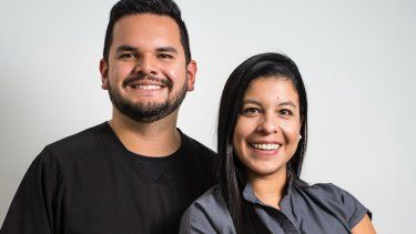 Los doctores Andrés Carrillo y Natacha Padrino.&nbsp;