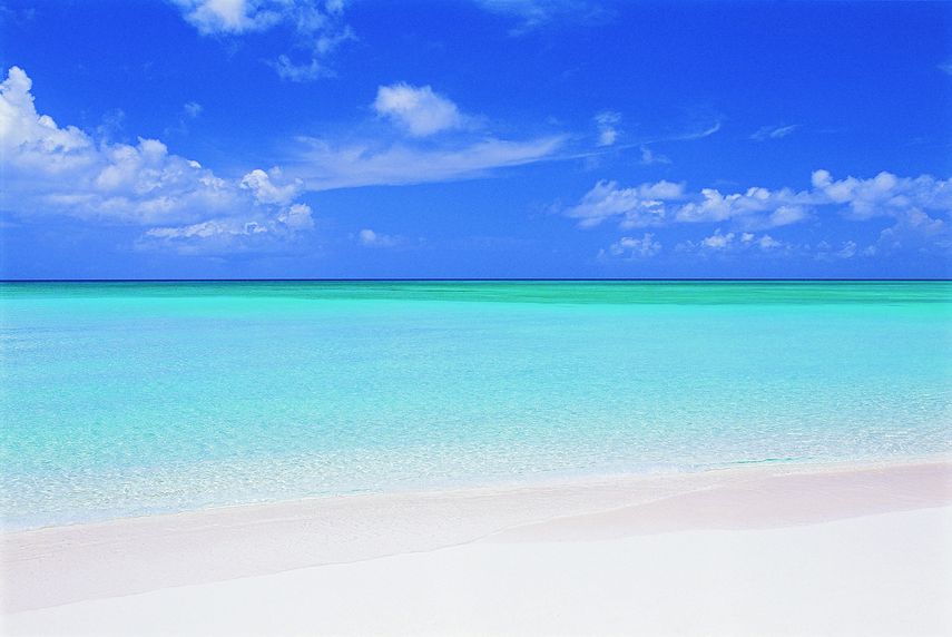 Una de las lindas playas de las Islas Caimán.