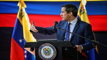 El presidente encargado de Venezuela, Juan Guaidó.