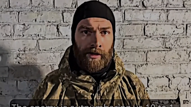 El comandante Serguiy Volyna, de la 36 Brigada Marina, resguardado en el complejo industrial de Azovstal, en Mariupol.&nbsp;