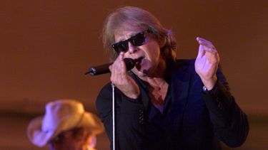Eddie Money durante una actuaci&oacute;n en Dubuque, Iowa.