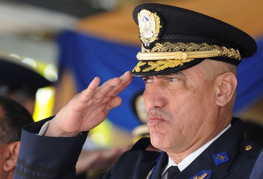 El jefe de la policía de Honduras, general Juan Carlos Bonilla Valladares, también conocido como El Tigre.