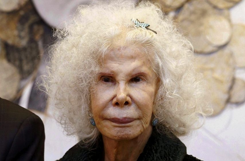 La duquesa de Alba, Cayetana Fitz-James Stuart, de 88 años. (EFE). 