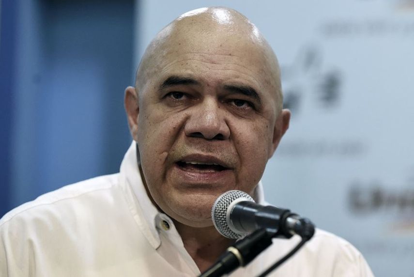 Secretario ejecutivo opositora Mesa de la Unidad Democrática (MUD), Jesús Torrealba (CORTESÍA)