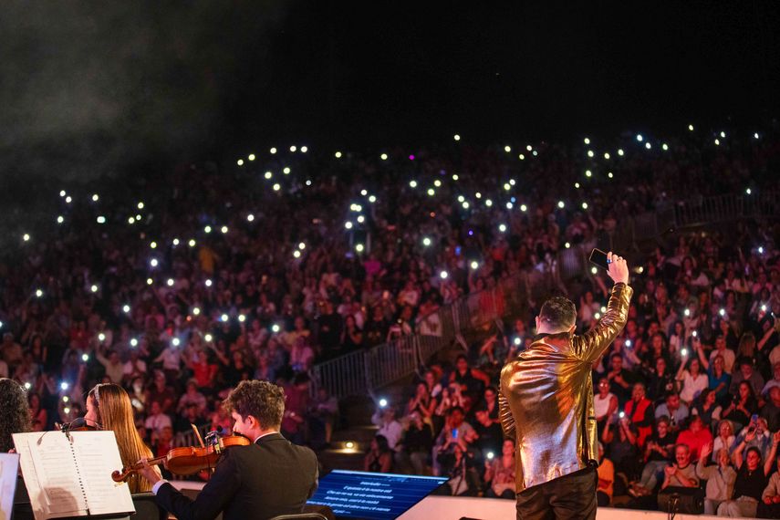 Edición 2024 del evento Sanremo sin fronteras, realizado el 1 de junio en Caracas.