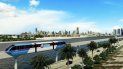 Esta ilustración recoge el proyecto de monorrail entre Miami y Miami Beach. Esta ilustración recoge el proyecto de monorrail entre Miami y Miami Beach.