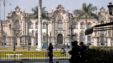 Palacio de Gobierno en Lima, Perú. 