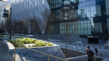 Vista exterior del edificio The Shed, un edificio sobre ruedas que constituye la última novedad de Nueva York, y con el que la Gran Manzana pretende seguir al frente de la vanguardia cultural.&nbsp;
